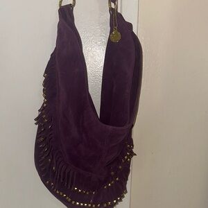 Purple Fringe Women's Bag